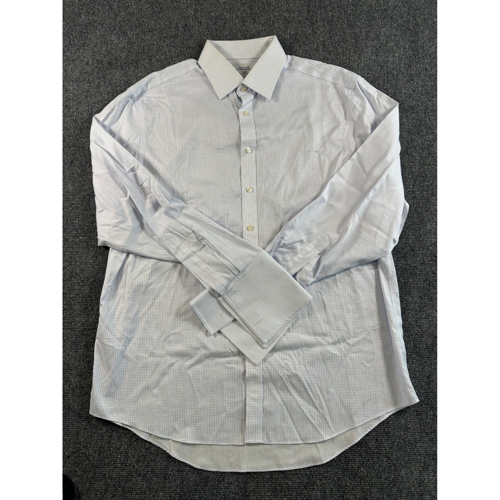 Charles Tyrwhitt Mens 17 36 Non Iron Classic Fit Dress Shirt Gingham Check